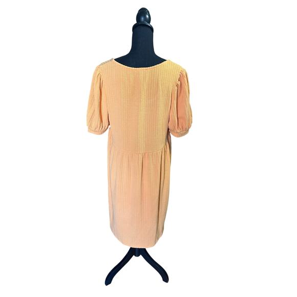 Polagram Orange Rivne Dress – Flowy Boho Style with Feminine Detail - Picture 3 of 6